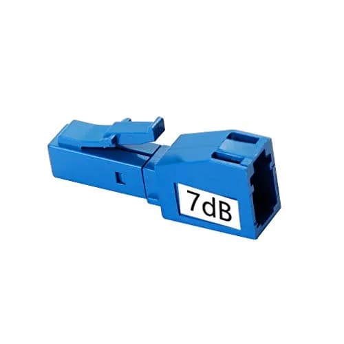 H!Fiber.com 2 Pack Single Mode LC 7dB Fiber Optic Attenuator | Ceramic Core, Male to Female, Fixed, 1200-1600nm, -40 to +75°C thumbnail 3