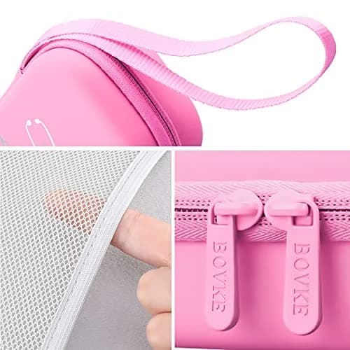 BOVKE Travel Carrying Case Compatible with 3M Littmann Classic III, Lightweight II S.E, MDF Acoustica Deluxe Stethoscope, Pearl Pink thumbnail 5