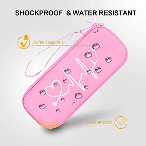 BOVKE Travel Carrying Case Compatible with 3M Littmann Classic III, Lightweight II S.E, MDF Acoustica Deluxe Stethoscope, Pearl Pink thumbnail 6