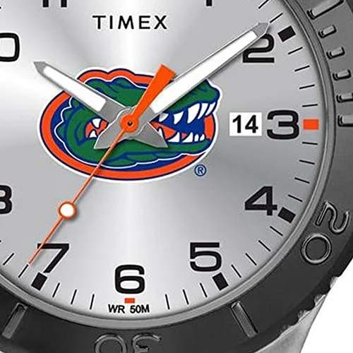 Timex Tribute Men's Collegiate Gamer 42mm Watch – Auburn Tigers with Navy Silicone Strap | Sports & Outdoors Watch thumbnail 2
