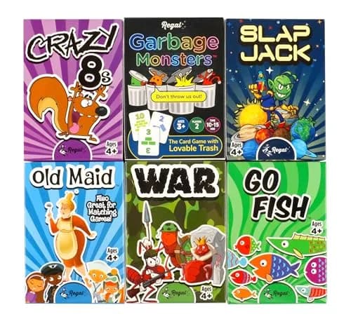 Regal Games Classic Card Games Set - 6 Classic Card Games - 6-Pack thumbnail 1