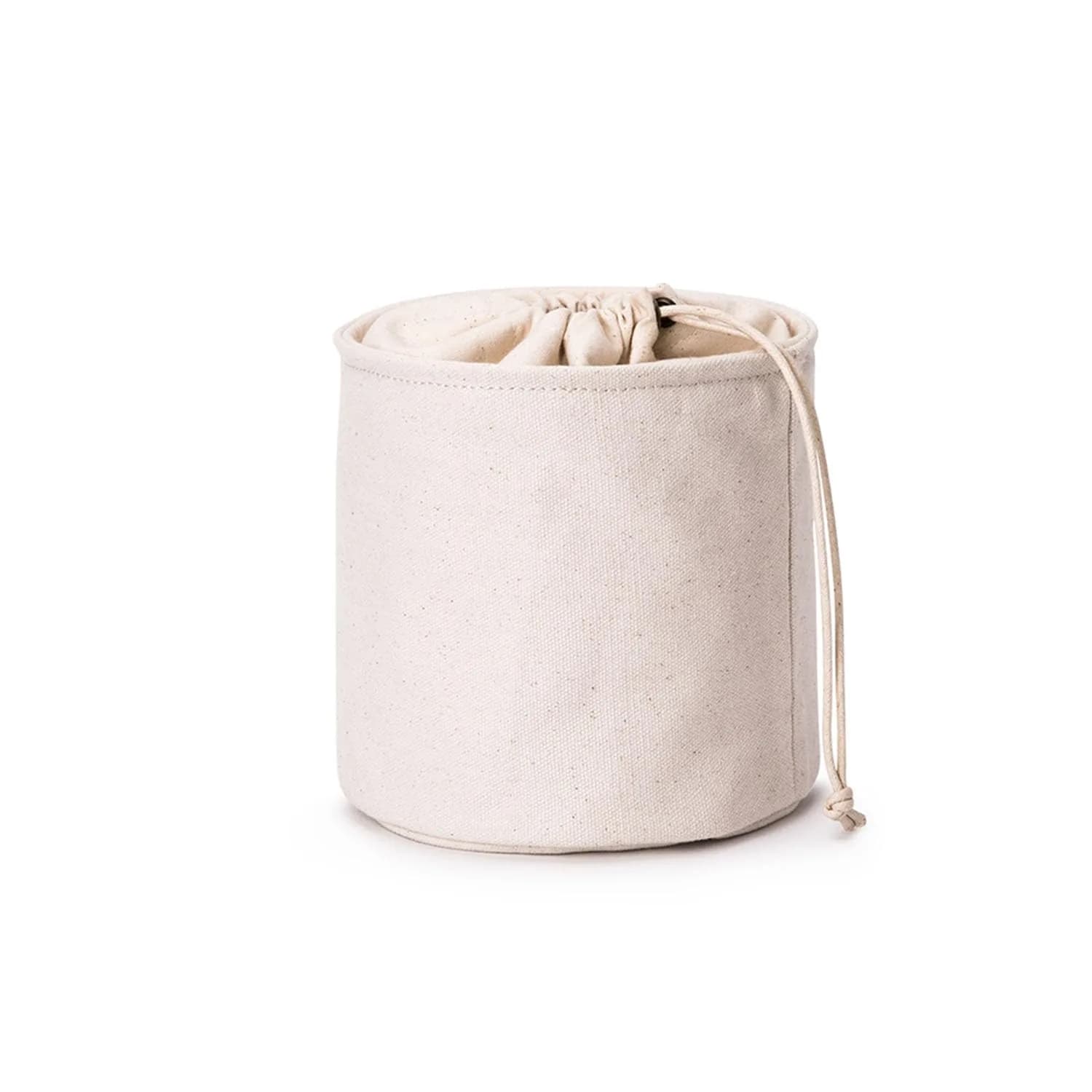 YONBEN Purse Organizer Insert | Cotton Canvas Bag Compartment with Round Pocket & Liners — Beige