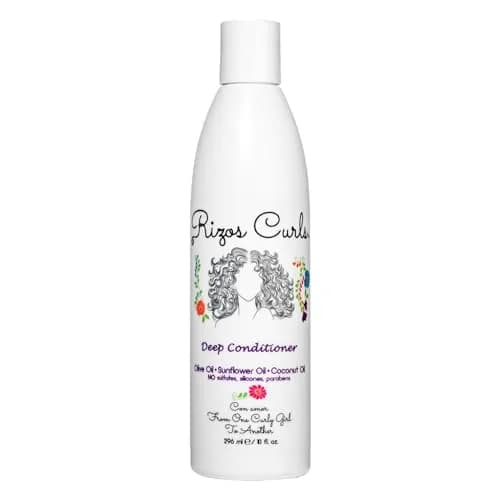 Rizos Curls Deep Conditioner 10 oz | Nourishes & Strengthens Curly Hair with Coconut & Shea Butter thumbnail 1