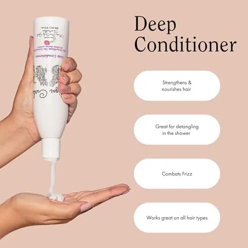 Rizos Curls Deep Conditioner 10 oz | Nourishes & Strengthens Curly Hair with Coconut & Shea Butter thumbnail 5