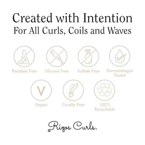 Rizos Curls Deep Conditioner 10 oz | Nourishes & Strengthens Curly Hair with Coconut & Shea Butter thumbnail 7