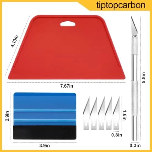 tiptopcarbon Wallpaper Smoothing Tool Kit with Craft Knife | 10.5 cm x 19.5 cm thumbnail 4