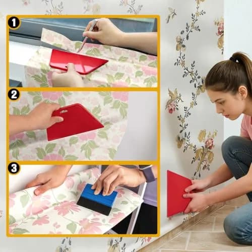 tiptopcarbon Wallpaper Smoothing Tool Kit with Craft Knife | 10.5 cm x 19.5 cm thumbnail 5