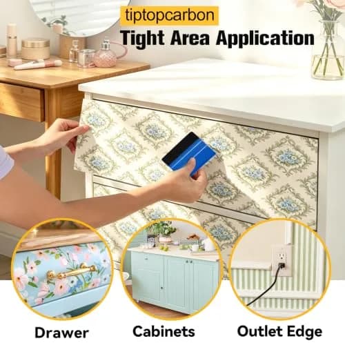 tiptopcarbon Wallpaper Smoothing Tool Kit with Craft Knife | 10.5 cm x 19.5 cm thumbnail 6