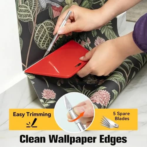 tiptopcarbon Wallpaper Smoothing Tool Kit with Craft Knife | 10.5 cm x 19.5 cm thumbnail 7