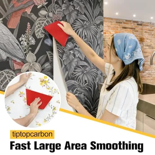tiptopcarbon Wallpaper Smoothing Tool Kit with Craft Knife | 10.5 cm x 19.5 cm thumbnail 2