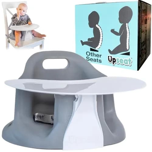 Upseat Baby Floor & Booster Seat with Tray | Ergonomic Design for Upright Posture & Hip Development thumbnail 1