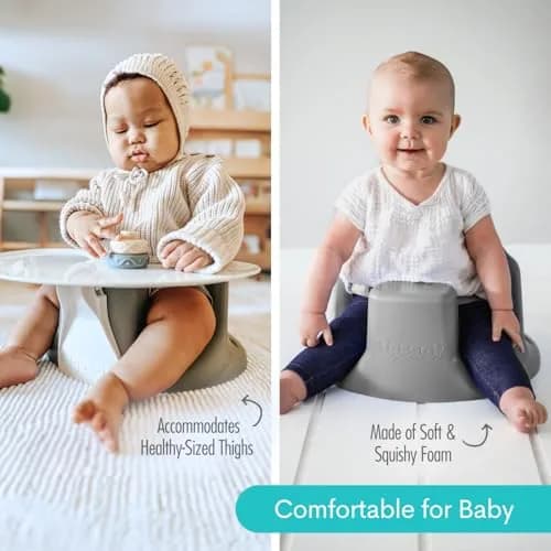 Upseat Baby Floor & Booster Seat with Tray | Ergonomic Design for Upright Posture & Hip Development thumbnail 4