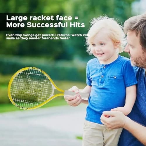 INSUM Junior Tennis Racket 17 Inch (43 cm) Ages 2–3 | Lightweight Aluminum Beginner Racquet with Cover thumbnail 4