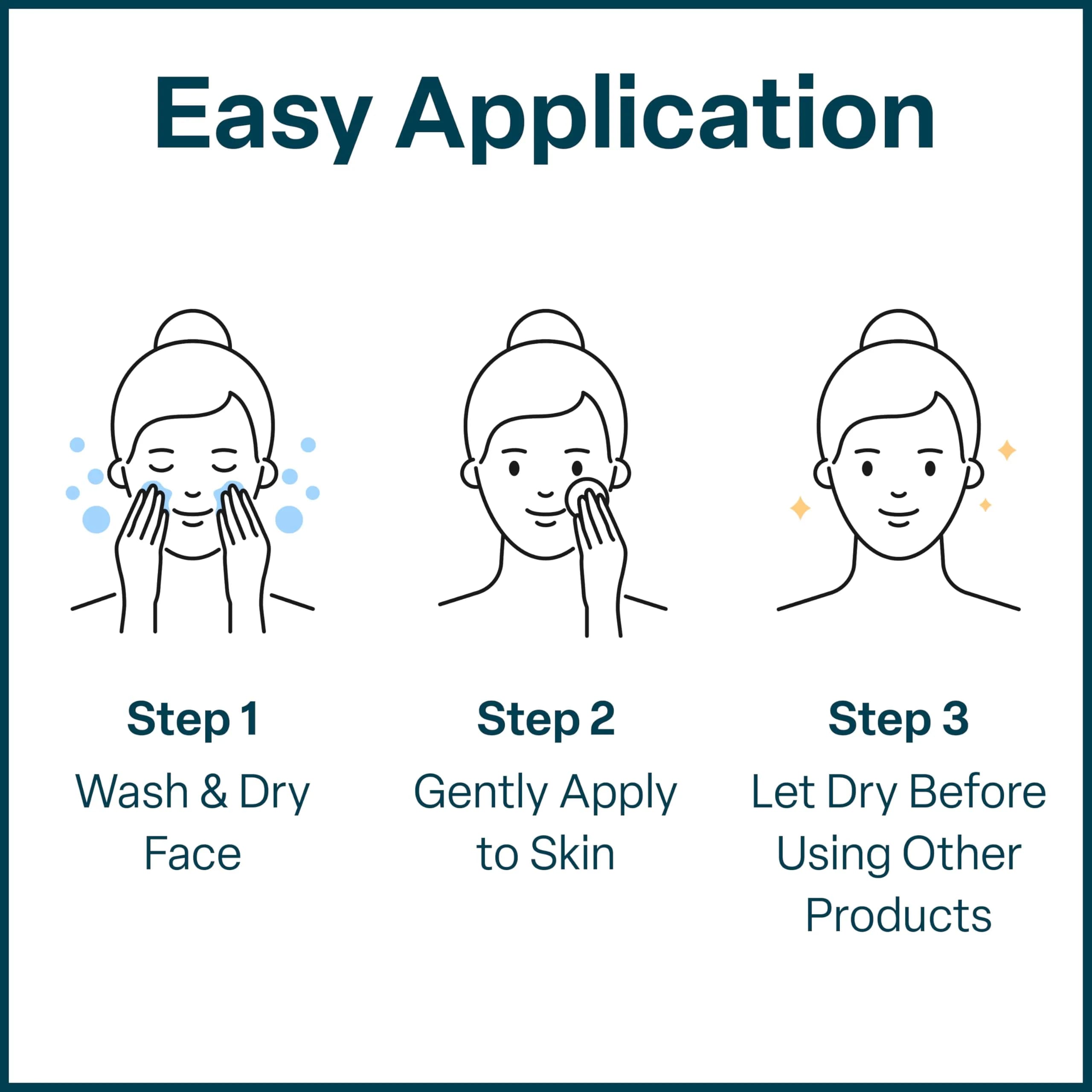 QRxLabs 10% Glycolic Acid Exfoliating Pads, Face + Body, 50ct | Resurfaces Skin for Smoother Texture & Brighter Tone - view 6