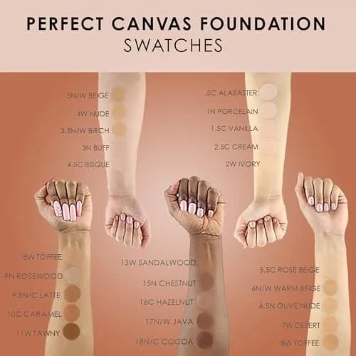 TEMPTU Perfect Canvas Hydra Lock Airbrush Foundation 12 ml (0.41 Fl Oz) | Semi-Matte Finish thumbnail 3