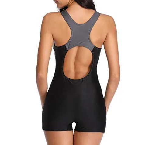 Sand's Coast Women Boyleg One Piece Swimsuit Racerback | Chlorine-Resistant, Quick-Dry, Slimming Fit thumbnail 4