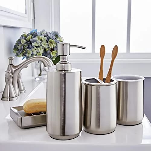 SKL Home Roche Soap Dispenser Stainless Steel | Modern Bathroom Accessory (70-120 chars) thumbnail 5
