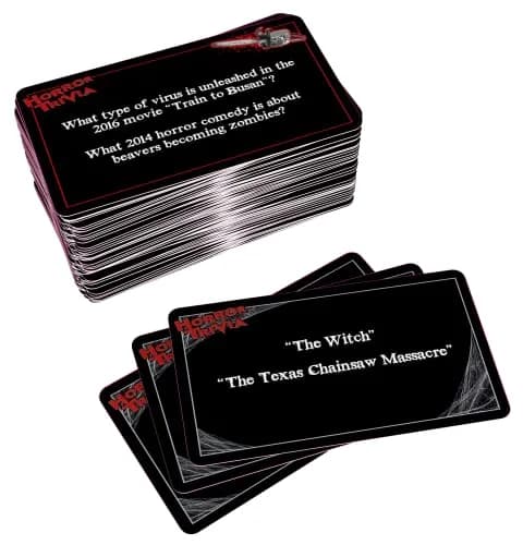 Endless Games Horror Trivia Card Game | 300 Questions for Teens & Adults | Halloween Party Fun thumbnail 3