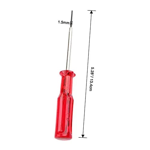 Hicello 1.5mm Hex Screwdriver for Industrial Overlock Sewing Machine | Durable Metal & Plastic Handle thumbnail 2