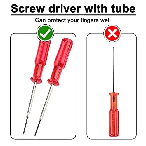 Hicello 1.5mm Hex Screwdriver for Industrial Overlock Sewing Machine | Durable Metal & Plastic Handle thumbnail 3