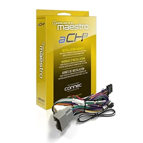 Idatalink Maestro HRN-AR-CH3 Plug and Play Amplifier T-Harness for 2012+ Chrysler, Dodge, Jeep Vehicles | Connects Factory to Aftermarket thumbnail 1