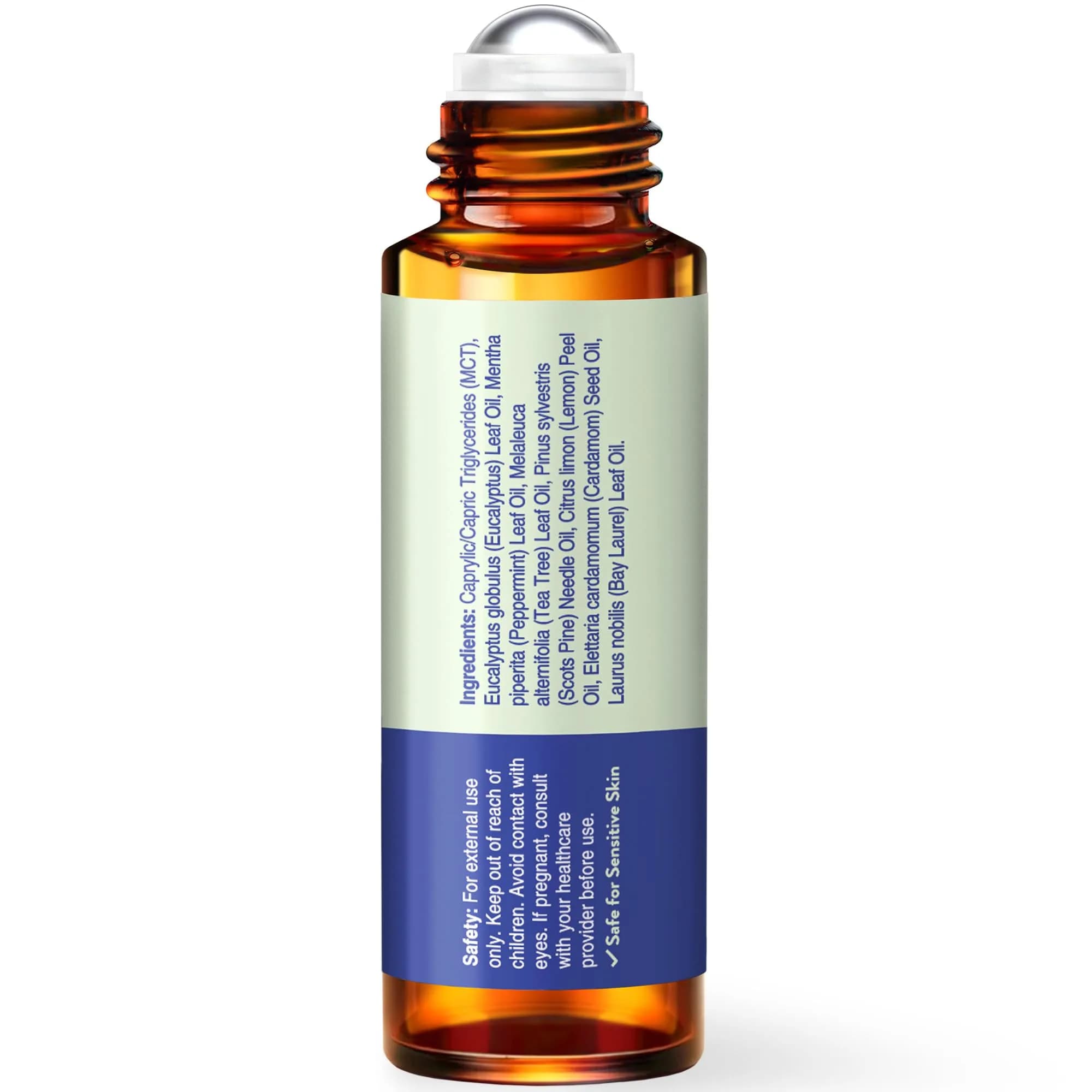 UpNature Breathe Essential Oil Roll On Blend 10ml (0.33 Fl Oz) | Natural Breathing Support with Peppermint & Eucalyptus - view 7