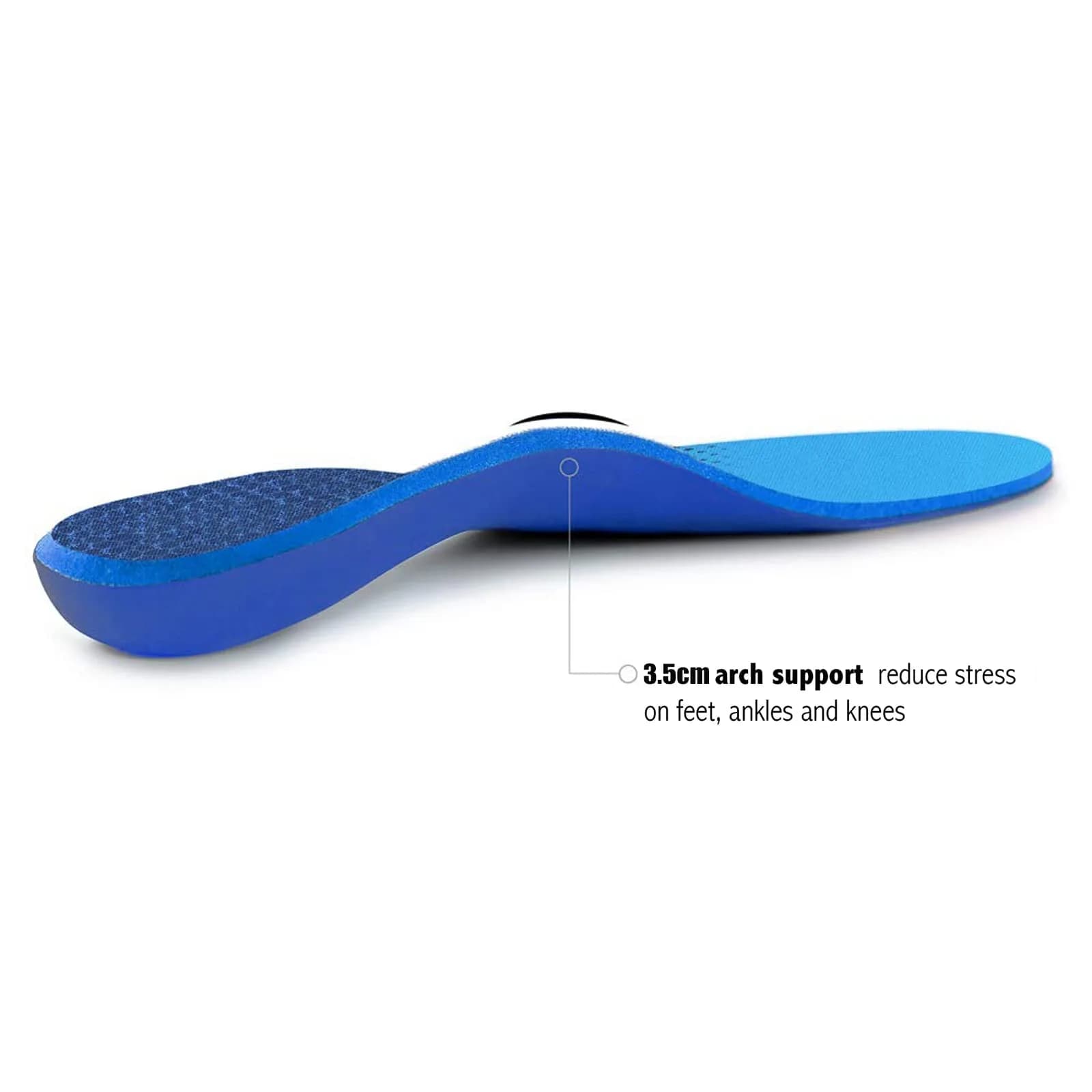 WALK·HERO COMFORT AND SUPPORT Arch Supports for Plantar Fasciitis, Mens 10-10 1/2 | Womens 12-12 1/2 | FDA Approved - view 4