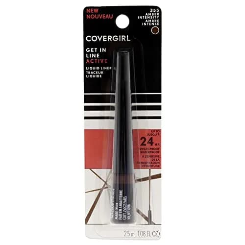 COVERGIRL Get In Line Active Eyeliner Pencil Amber Intensity 0.36 oz (10.2 g) | Waterproof 24HR Wear thumbnail 1