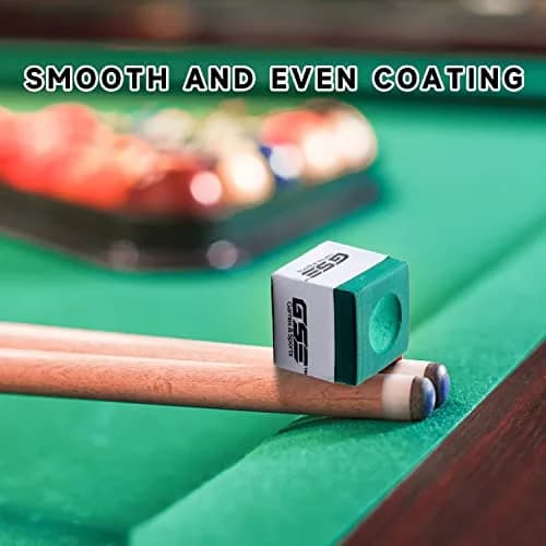 GSE Games & Sports Expert Green Billiard Pool Cue Chalk 12-Pack | Smooth & Even Coating for Perfect Shots thumbnail 4