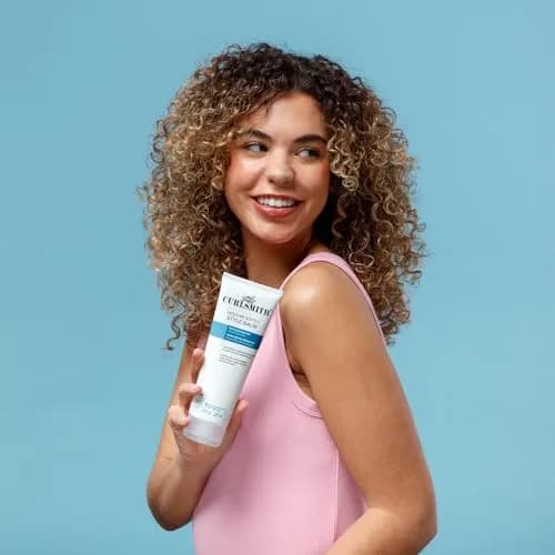 CURLSMITH Hold Me Softly Style Balm, 8 oz | Soft, Flexible Curl Cream for All Curl Types thumbnail 5