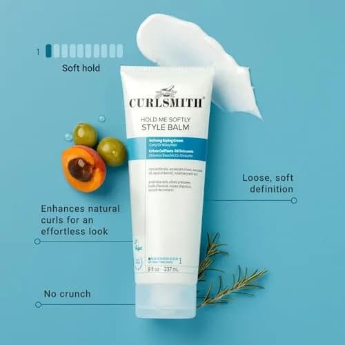 CURLSMITH Hold Me Softly Style Balm, 8 oz | Soft, Flexible Curl Cream for All Curl Types thumbnail 2