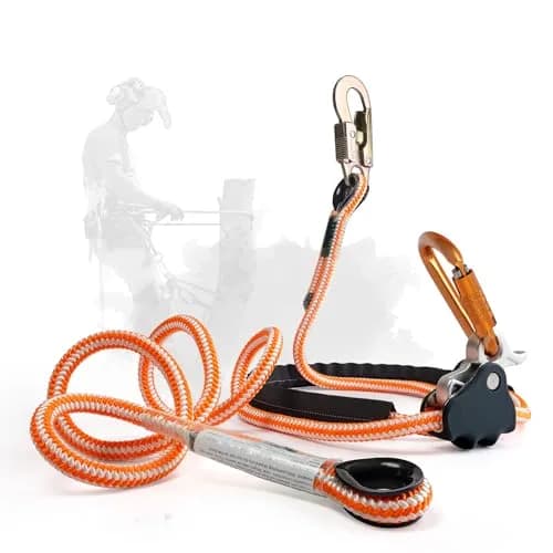 Pelican Rope ProClimb Arborist Positioning Lanyard 1/2 in x 8 ft | ANSI/OSHA Certified for Tree Climbing & Work Positioning thumbnail 1