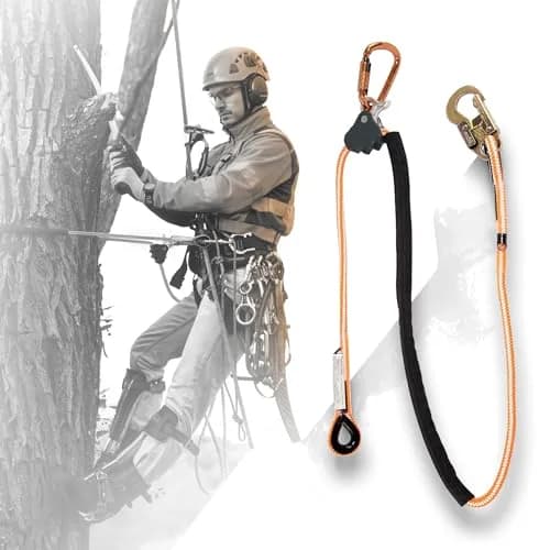 Pelican Rope ProClimb Arborist Positioning Lanyard 1/2 in x 8 ft | ANSI/OSHA Certified for Tree Climbing & Work Positioning thumbnail 5