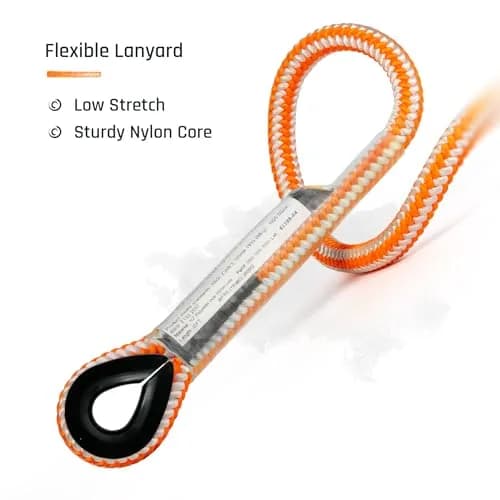 Pelican Rope ProClimb Arborist Positioning Lanyard 1/2 in x 8 ft | ANSI/OSHA Certified for Tree Climbing & Work Positioning thumbnail 6