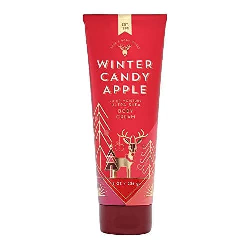 Bath & Body Works Winter Candy Apple Ultra Shea Body Cream 8 Oz | Moisturizes Sensitive Skin with Shea & Hyaluronic Acid thumbnail 1