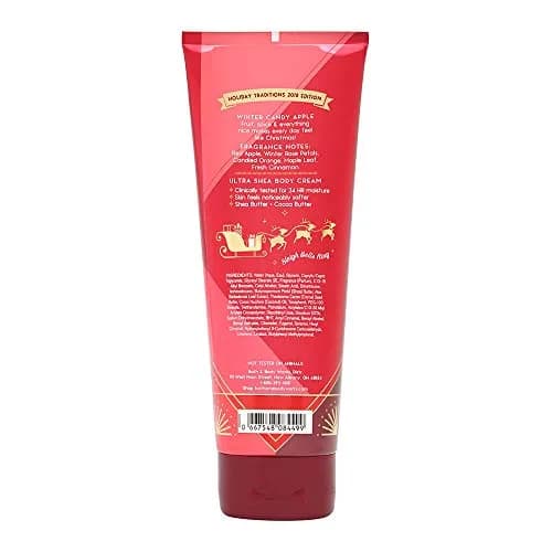 Bath & Body Works Winter Candy Apple Ultra Shea Body Cream 8 Oz | Moisturizes Sensitive Skin with Shea & Hyaluronic Acid thumbnail 2