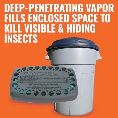 TERRO Garbage Guard Trash Can Insect Killer Pod 4-Month Protection | Kills Flies, Maggots, Roaches, Beetles thumbnail 4