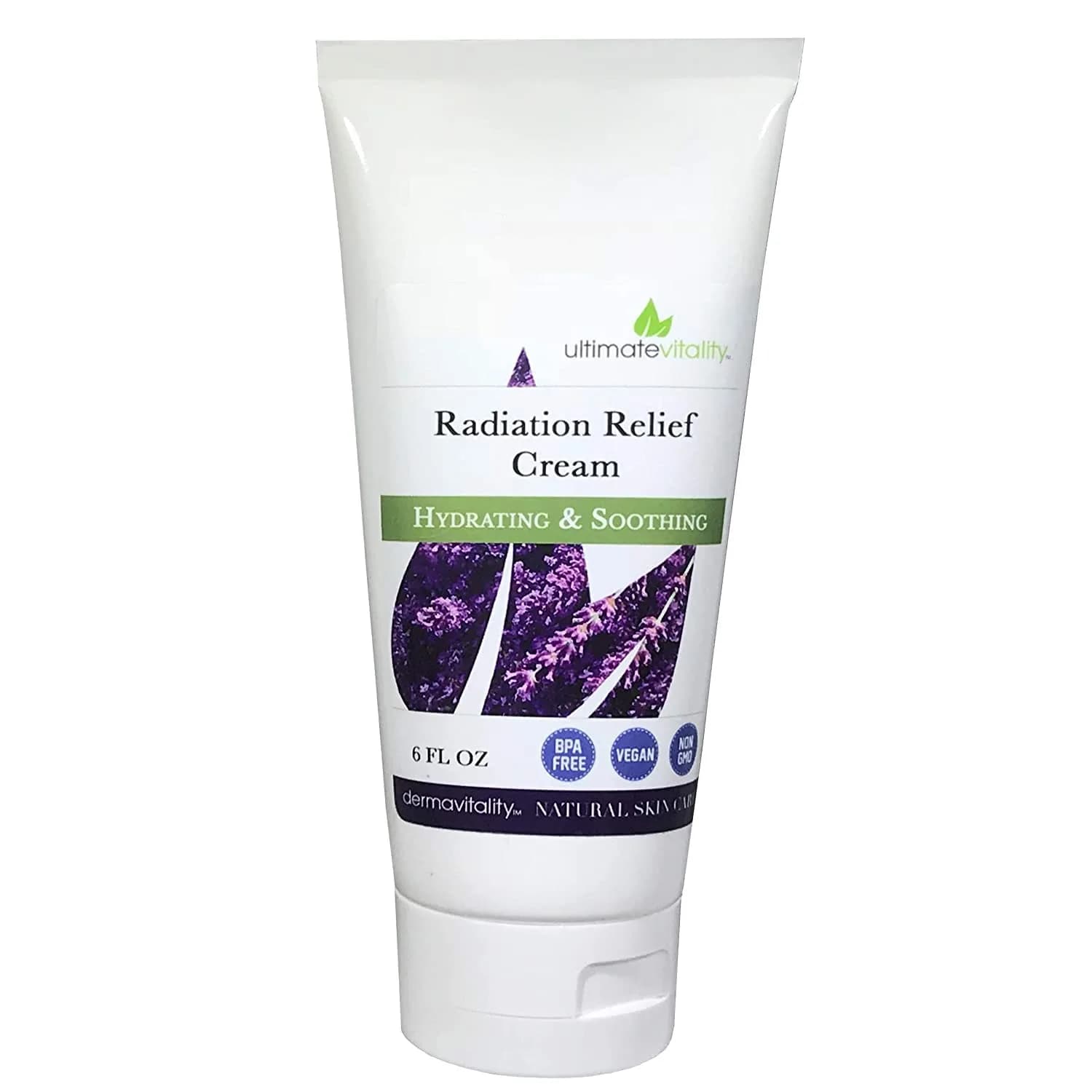 UltimateVitality Radiation Burn Relief Cream Calendula Cream 177ml (6 oz) | Natural Organic Formula — Lavender