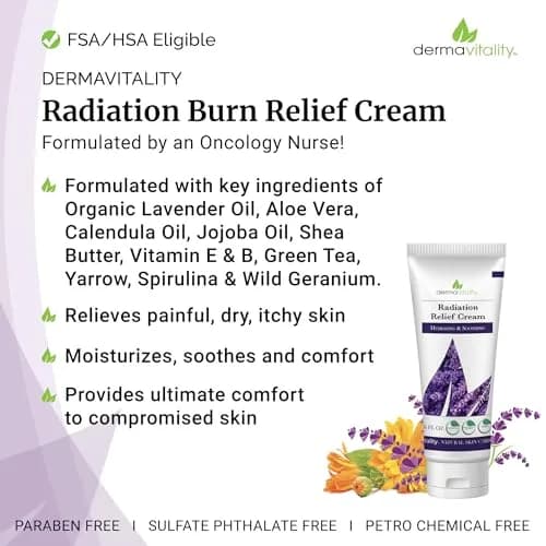 UltimateVitality Radiation Burn Relief Cream Calendula Cream 177ml (6 oz) | Natural Organic Formula thumbnail 4