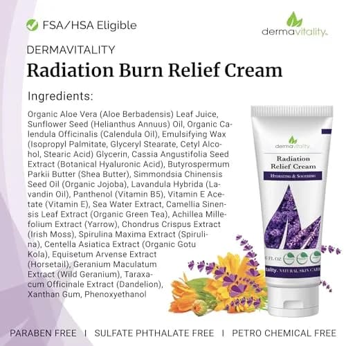 UltimateVitality Radiation Burn Relief Cream Calendula Cream 177ml (6 oz) | Natural Organic Formula thumbnail 6