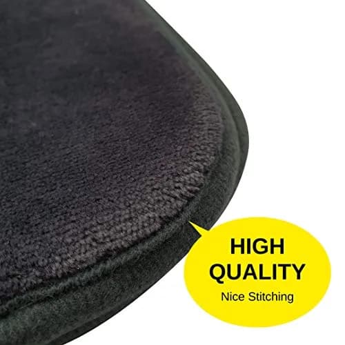 MG MACRO GIANT Memory Foam Bath Mat Set of 2 | Non Slip, Water Absorbent, 46.5" x 15.5" | Gray thumbnail 3