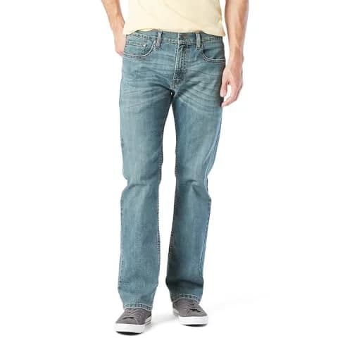 Levi Strauss Signature Gold Men's Relaxed Fit Flex Jeans 33W x 34L | Comfort Flex Denim for All-Day Movement thumbnail 1