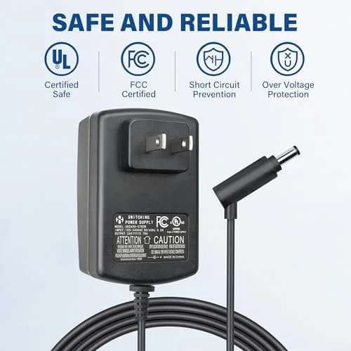 LotFancy 26V AC DC Adapter Charger for Dyson V6 V7 V8 Vacuum Power Supply | UL Listed 6FT Cord thumbnail 5