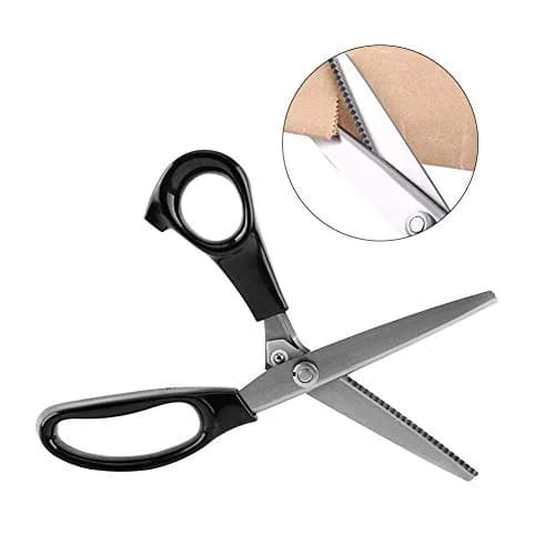 Hilitand Sewing Scissors 23cm | Stainless Steel Pinking Shears for Fabric & Craft thumbnail 7