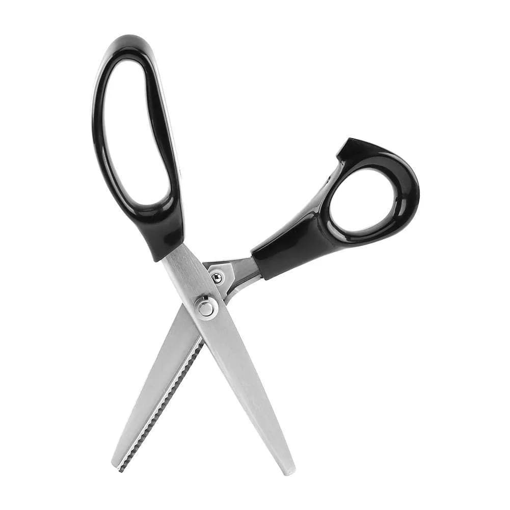Hilitand Sewing Scissors 23cm | Stainless Steel Pinking Shears for Fabric & Craft