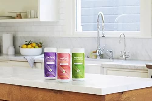Method All-Purpose Cleaning Wipes, Pink Grapefruit, 70 Count | Compostable, Plant-Based Formula thumbnail 5