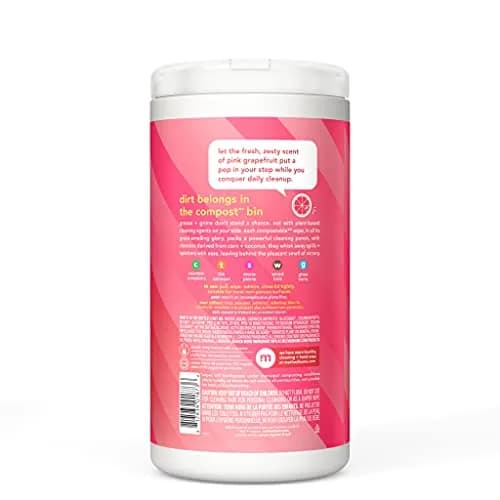 Method All-Purpose Cleaning Wipes, Pink Grapefruit, 70 Count | Compostable, Plant-Based Formula thumbnail 2