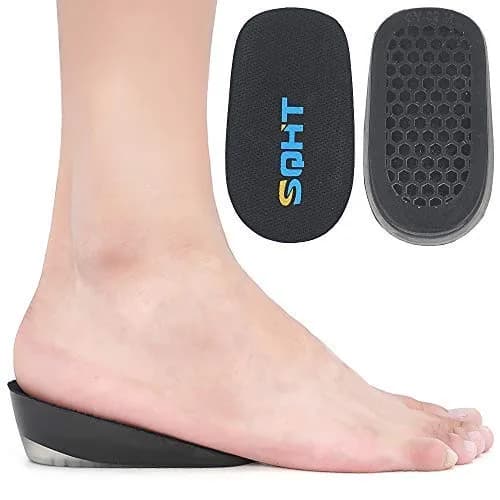 SQHT Height Increase Insoles - Gel Shoe Heel Lift Inserts & Pads | 1.4 Inch Height Boost for Men & Women - main product image
