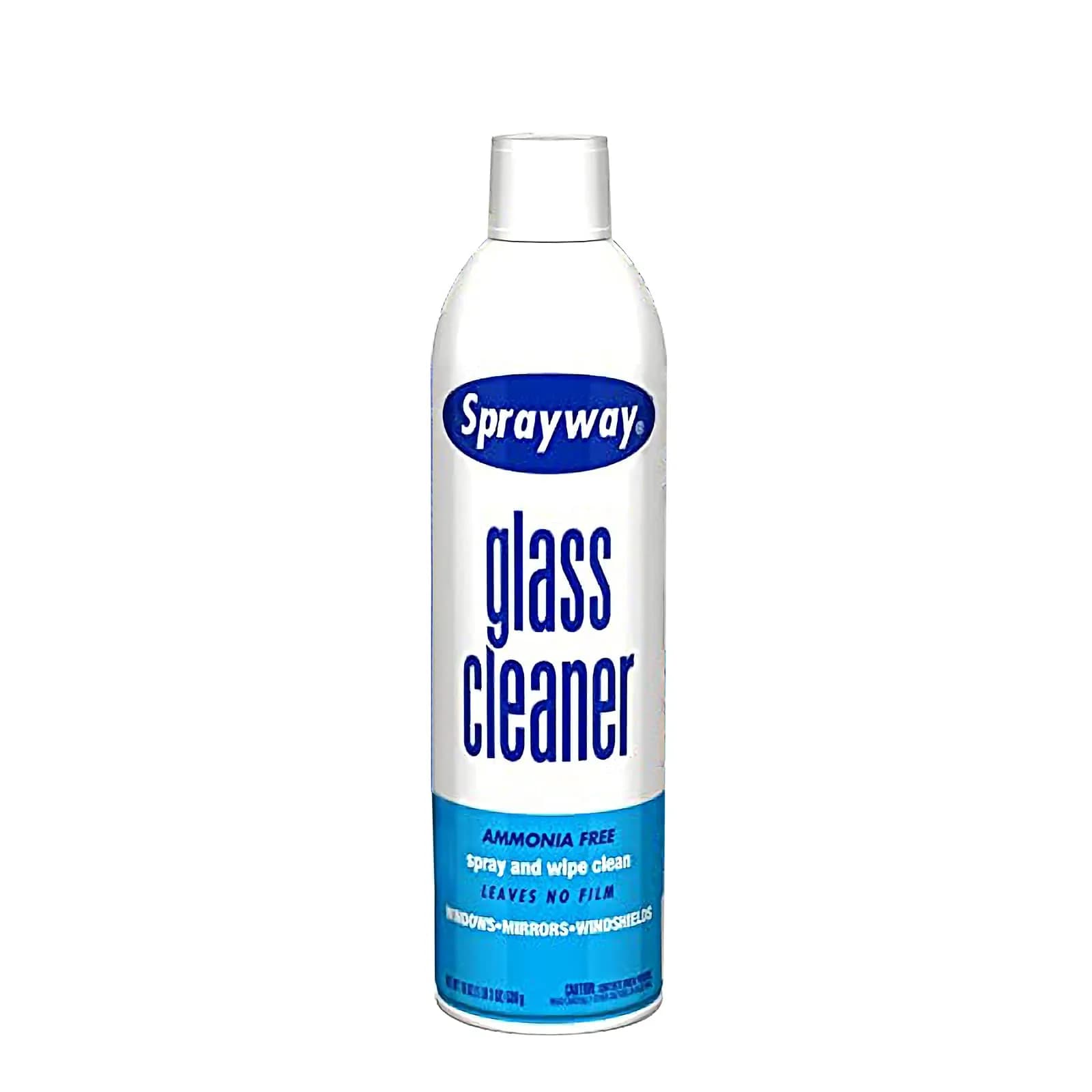 Sprayway Ammonia-Free Glass Cleaner Foaming Aerosol 450ml (15 Fl Oz) | Streakless Shine — 15 Fl Oz