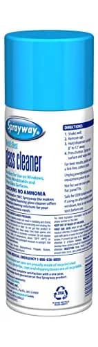 Sprayway Ammonia-Free Glass Cleaner Foaming Aerosol 450ml (15 Fl Oz) | Streakless Shine thumbnail 2